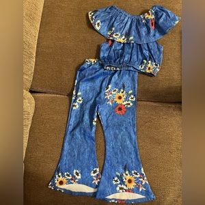 Little girls 2 piece set